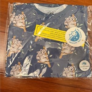 Baby Blue Koala Print Long Sleeve bamboo Pajama